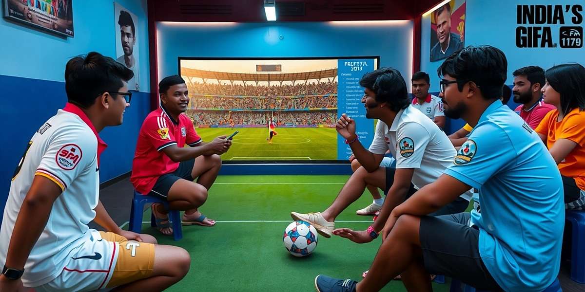 India's FIFA Glory community meetup with players competing in a local tournament with India's FIFA Glory watermark
